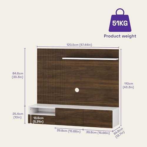Image of Wakefit Nuevo Engineered Wood TV Unit