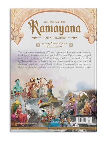 Illustrated Ramayana For Children : Immortal Epic of India (Deluxe Edition)