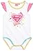 Body a maniche corte per bambina 'Superbaby'da 3 a 24 mesi, colore: bianco Bianco bianco 18 mesi