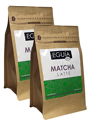 Matcha latte | Latte té Matcha | Pack de 2 x 250 g | Total 500 g Cover