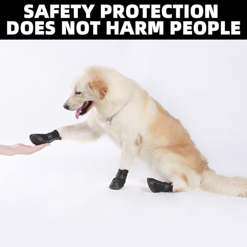 Hundeschuhe Pfotenschutz Outdoor,Hundesocken Anti Rutsch Leckschutz Hunde Socken Dog Shoes Socks Paws Stop Licking,Schuhe Hundepfoten Innen und Draußen Haustierschuhe,für Pet Verletzung Recovery(M)