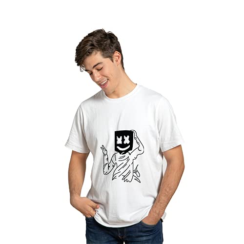 Image of Feel Good Marshmellow Yellow Color Dri Fit T-Shirt for Adults