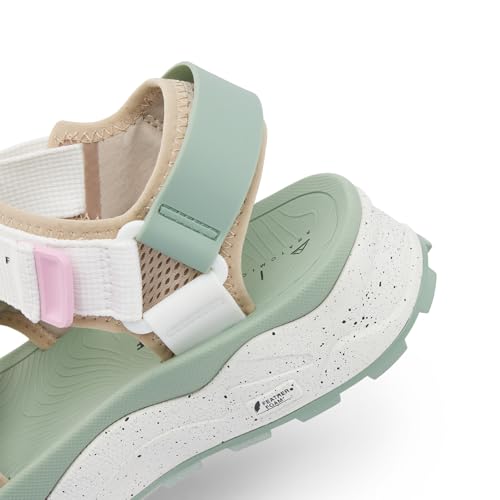 Image of REEF Cross Shore Womens Casual Sport Sandal, Adjustable Straps, Supportive Footbed, No Slip Traction