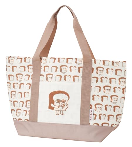 [スケーター] ショッピングバッグ トートバッグ 幅52×33×マチ17cm 麻風 保冷 パンどろぼう KCTSJ1-Aのサムネイル