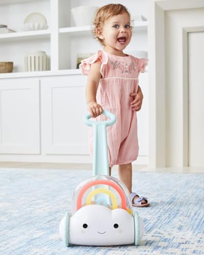 Skip Hop Sit to Stand Learning Push Toy, Silver Lining Cloud - image 7