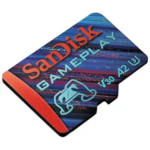 SanDisk Gameplay microSDXC UHS-I Card, 512GB Gaming microSDXC, 190MB/s, 130MB/s W, UHS-I, V30, U3, C10