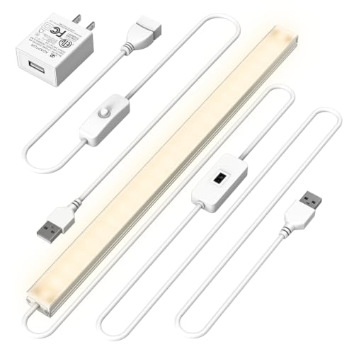 Image of ASOKO 12Inch Hand Wave Activated Under Cabinet Lights-Warm White 3000K