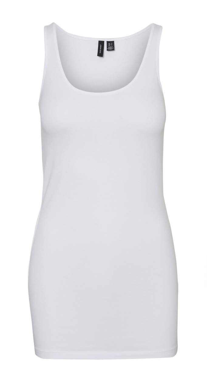 Vero Moda Vmmaxi My Soft - Canottiera Lunga, Confezione da 2 Parte Superiore Donna