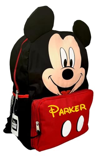 Personalized Backpack made from Disney Mickey Mouse Face Back to School or Travel Book Bag Backpack - 16 inches2