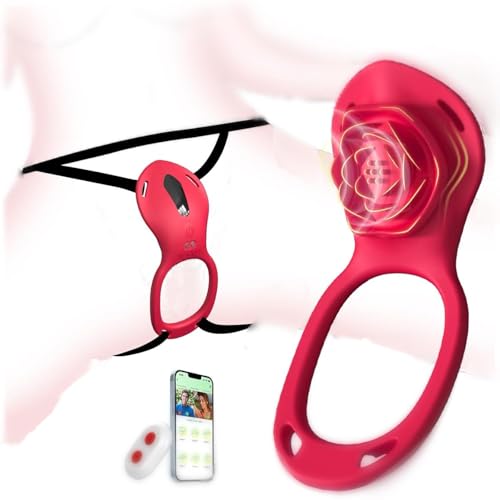 Portable Vibrating Massager-Clitioral Sucker Remote Control Relaxes Muscles 9 Modes Vibratoar Toy Couples APP-for Body and Back Foot Silent Personal for Sports Massage Adult Tools Relaxation (Red)