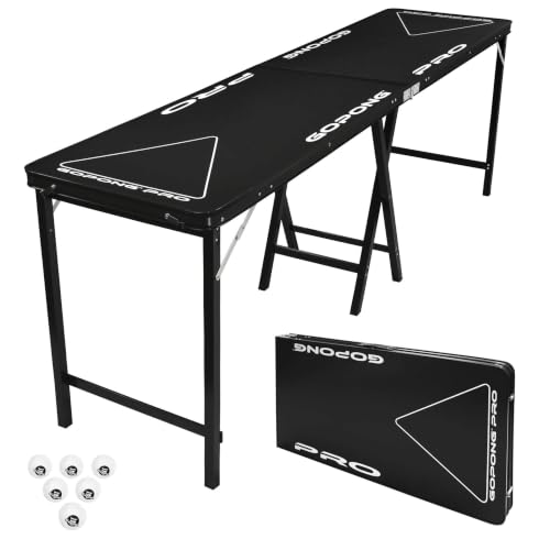 GoPong PRO 8 Foot Premium Beer Pong Table -...