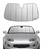 Pigenius Windshield Sun Shade for Mazda MX-5 Miata 2006-2015,Base,Club,Club spec,Grand Touring,Special Edition,Sport,SV,Touring,25th Anniversary Edition,Thicken Front Windshield Sunshade for Summer