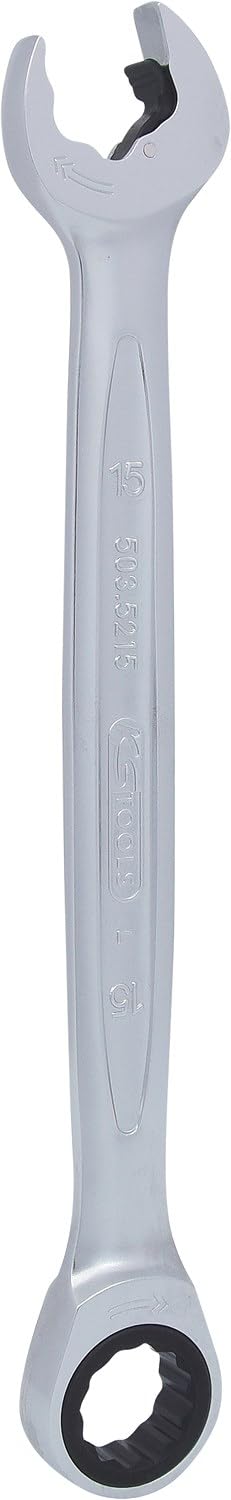 KS Tools 504 Tools 503.5215 DUO GEARplus Ringmaulschlüssel,Maul-Ratschenfunktion 15mm