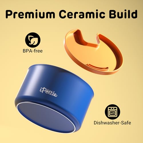 Fuente de agua cerámica para gato 3.5L con filtros miniatura 2