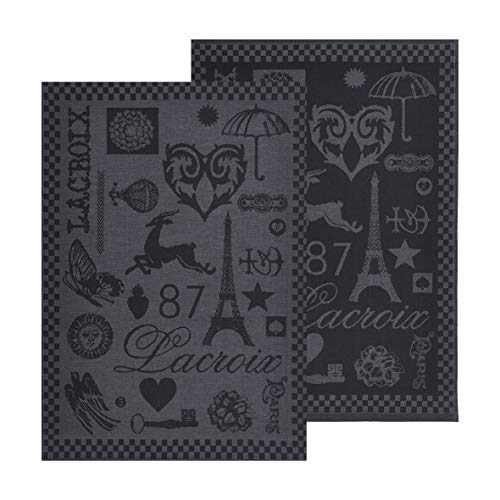 Christian Lacroix Set de 2 torchons 50 x 70 (Petit Paris)