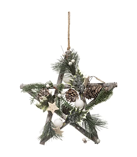 FEERIC Christmas - Déco de Noël Étoile décorée à Suspendre D 28 cm Cover