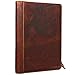 Produktbild STILORD 'Julius' Vintage Konferenzmappe Leder Schreibmappe Aktenmappe Dokumentenmappe A4 Organizer 12 Zoll Tablettasche echtes Rindsleder, Farbe:Kara - Cognac