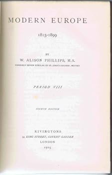 Hardcover Modern Europe. European History 1815-1899 Book