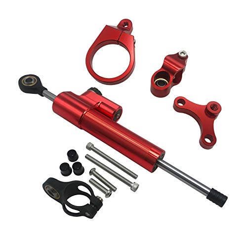 EAMOM Suporte de amortecedor de estabilizador de direção de motocicleta para amortecedor mecânico de