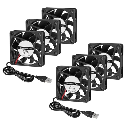 Ventilateur USB 60mm pour imprimante 3D et purificateur d'air domestique