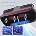 Sleepvac UV Handheld Vacuum by Isterilize, Isterilize Handheld Vacuum, Deep Mattress Cleaner, Dehumidifying Vacuum Cleaner, Deep Cleaning Mattress/Sofas/Hair/Carpets (Gray Red)