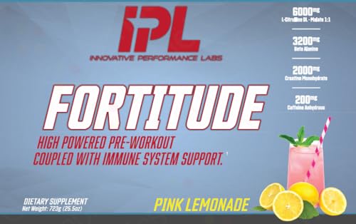 Image of Fortitude Pre-Workout, 30 Servings, Pink Lemonade