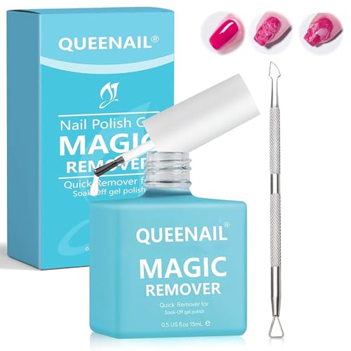 15 ml Quitaesmalte De Gel Para UñAs,Removedor Esmalte,Removedor Esmalte Semipermanente (Azul claro)