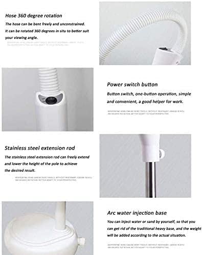 Loupe lampadaire 8X LED col de cygne réglable pour lecture et couture - 2