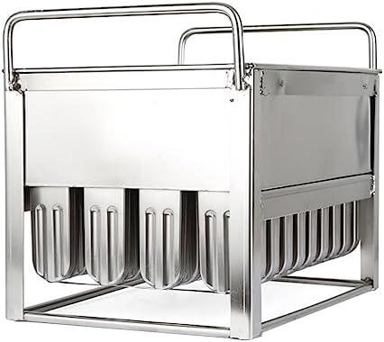 Stainless Steel Popsicle Mold with 40 Grooves, DIY Ice Pop Maker for Homemade Treats, Ideal for Home Kitchens and Commercial Use