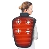 🔥XL Wärmepads Größe für volle Abdeckung🔥- Snailax große Wärmepads messen 36 x 20 Zoll, die vollständig den Nacken und Schultern, Rücken abdecken kann. Eine große Abdeckung Bereich Heizkissen bietet maximale Entspannung nach einem langen Tag der Arbeit und kann auch eine bequeme Heizkissen für Ihre Familie den täglichen Gebrauch sein.