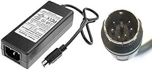 Alimentatore Switching 12V 5V 2A+2A Con Jack Mini Din 4 Pin Kycon - Universale Per Monitor, HDD, USB - Configurazione Polarità Personalizzabile
