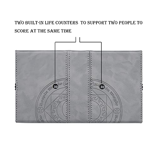 Oopin Zoopin 200 Card Deck Box For Mtg ,Ccg,Tcg,Yugioh...With Two Built-In Life Counters And Two Card-Trays Plus One Dice/Token Tray (Grey ) … thumb #3