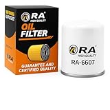 RA-6607 Engine Oil Filter 15K Mile Change Automotive Replacement Interval Spin-On for Select Models