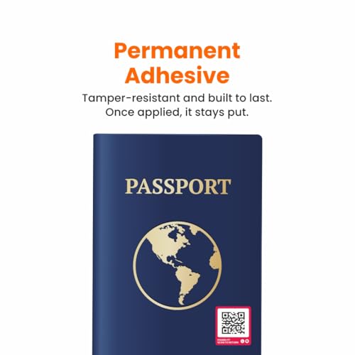 Image of Smart Sticker TAG for Everyday Items Like Water Bottle, Helmet, Headphones, Passport, Laptop, Luggage | Contact Owner Privately | Real-time scan alerts | Works with Android & iOS-(Pack of 6)