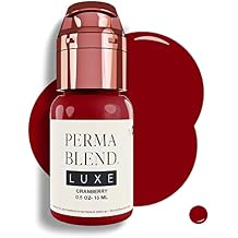 Perma Blend Luxe Cranberry - Red Tattoo Ink for Permanent Makeup - Cool Base with Red-Pink Undercurrent Lip Blush Microblading Ink - Vegan & Cruelty-Free 0.5 oz