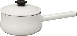 野田琺瑯(Nodahoro) ソースパン 18cm ホーロー ガス火/IH対応 片手鍋 日本製 ルーク LK-18N