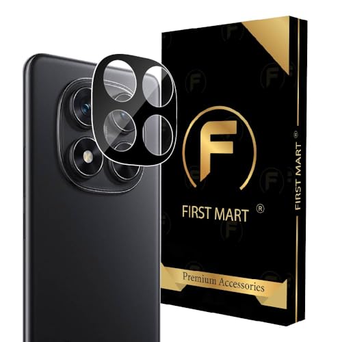 Image of FIRST MART Premium Camera Lens Protection Compatible with Redmi Note 14 Pro With Edge-To-Edge Protector Coverage | Black, Pack of 1