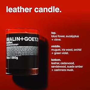 MalinGoetz Highly Scented Long Lasting Slow Burn All Natural Hand Poured Luxury Wax Blend Aromatic Candles and Gift Set 60 Hours 9oz