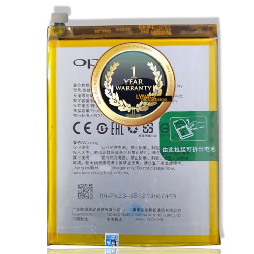 Image of Original Mobile Lithium-Ion for Oppo R9S Plus Oppo F3 Plus 4000mAh (BLP623) with 1 Year Replacement Warranty