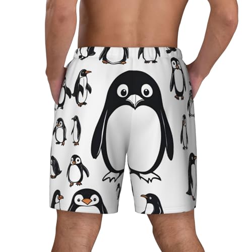 Bañador de pingüinos de secado rápido para la playa 7