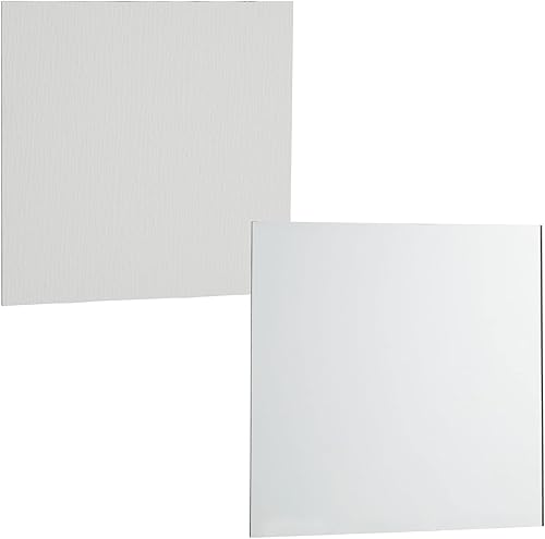 Miniatura 8 de Bright Creations Azulejos de espejo cuadrado  4 pulgadas, plateado, paquete de 50  para manualidades y centros de mesa  Mosaico de espejo