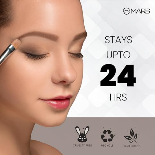 Image of MARS 2-In-1 Hue Gel Matte Eyeliner | Waterproof & Smudgeproof Formula | Stay Upto 24 Hours | Comes With 2 Brush Set (6.0 Gm) (Black & Brown)