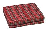 Duro-Med High-Density Foam Wheelchair Cushion, Plaid, 4 Inch x 16 Inch x 18 Inch