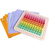 【Non dimenticare le operazioni matematiche di base】 La matematica con centinaia di tavole è un ottimo strumento per i giovani per imparare attraverso il gioco. Fornisce oggetti tangibili per illustrare, sperimentare e comprendere concetti matematici astratti.