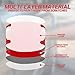 8PCS Carbon Fiber Car Door Handle Scratch Protectors, Universal Paint Guard Sticker for Door Handle Bowl, Fits Most Cars, Trucks, SUVs (Red)