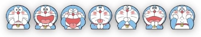 Doraemon Car Sticker Cute Doraemon Car Decal Waterproof Vinyl Anime Stickers Japanese Manga Car Accessories Cartoon Car Sticker Pack Bumper Sticker Car Window Decal Laptop Decoration DEARFRIEND