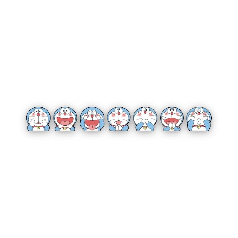 KOZUKI Doraemon Sticker Doraemon Car Sticker Doraemon Car deor Doraemon Doll Sticker Doraemon Stuff Doraemon Accessories Doramon Manga Stickers Japanese Anime Stickers Waterproof (DEARFRIEND)