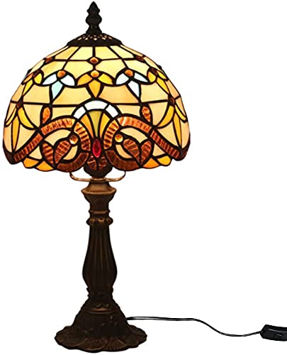 Lampe Tiffany abat-jour en verre fatigue visuelle évitée lumière douce pour bureau