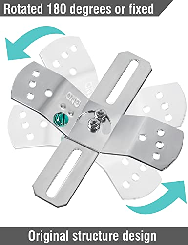 Dengnbj Light Fixture Mounting Bracket,4" Universal Crossbar,Mount Bracket Light Crossbar With Screws And Nuts,Rotatable And Fixed.used For Pendant Lamps,Wall Lamps And Living Room Lamps,2 Pack. #TOP1