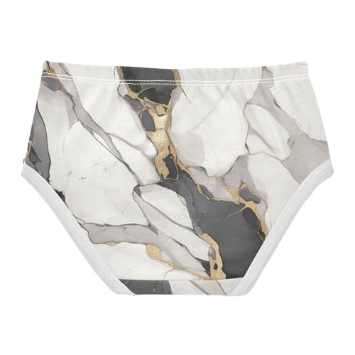 Marble Pattern Digital Girls' Underwear Soft Touch Briefs Underwear for Toddlers in Sizes 2T,3T, 4T, 5T, 6Y and 8Y2